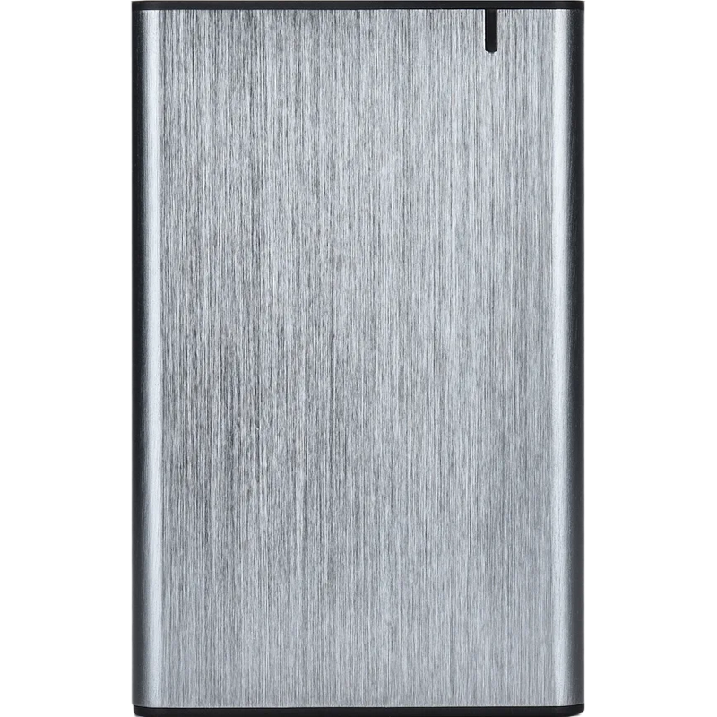 2.5" SATA HDD/SSD 9.5 mm External Case Type-C, Gembird "EE2-U3S-6-GR", aluminum, Grey