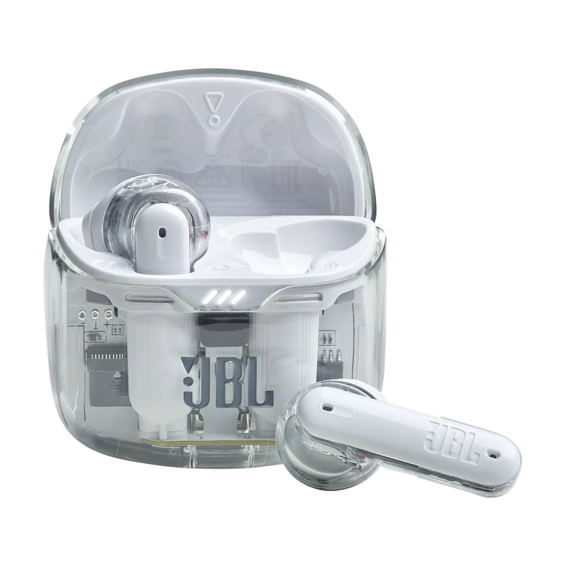 True Wireless JBL Tune Flex White Ghost Edition, TWS Headset