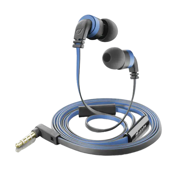 Cellular Audiopro Mosquito Stereo Earph.Mic Blue