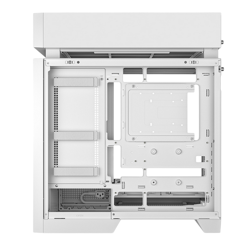 Case ATX Deepcool CL660 WH, w/o PSU, 2x120mmARGB, USB-C, USB3.0, Front Mesh, TG, Dust Filter, 2x2.5', 2x3.5", White