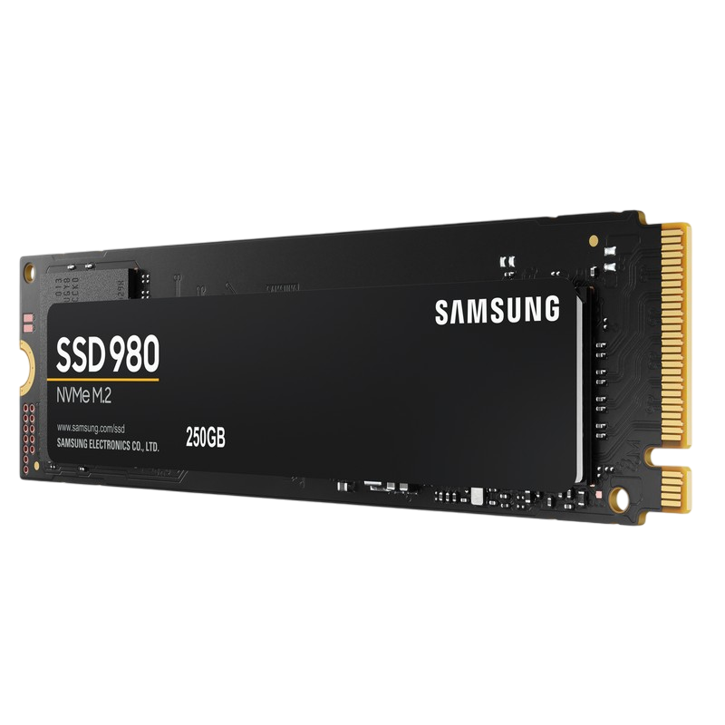 .M.2 NVMe SSD 250GB Samsung 980 [PCIe 3.0 x4, R/W:2900/1300MB/s, 230/320K IOPS, 150TBW, Pablo, 3D-NAND TLC]