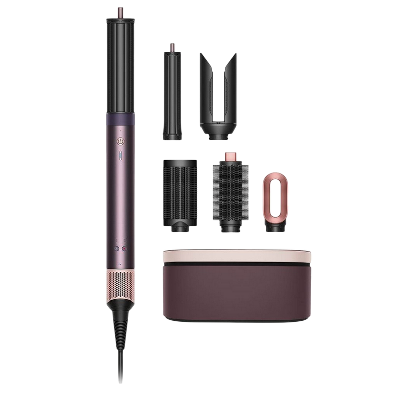 Hair Hot Air Styler set Dyson HS09 Airwrap Co-anda 2x Multi-styler & Dryer Straight+Wavy Jasper Plum (598775-01)