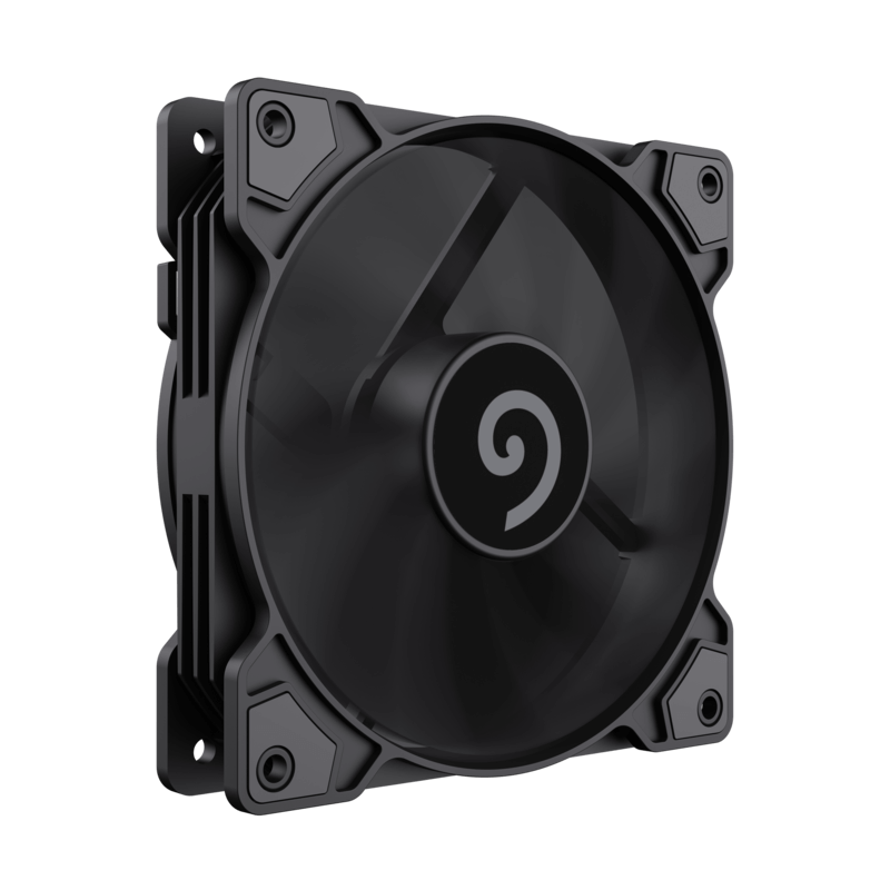 PC Case Fan GAMEMAX GMX-14WFBK-PWM, 140mm, 9 blades, PWM, <30dB, 43CFM, 600-1400PM, Hydraulic bearing, 4pin(M/F), Black