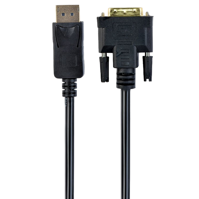 Cable DP to DVI 1.8m, Cablexpert, "CC-DPM-DVIM-6", Black