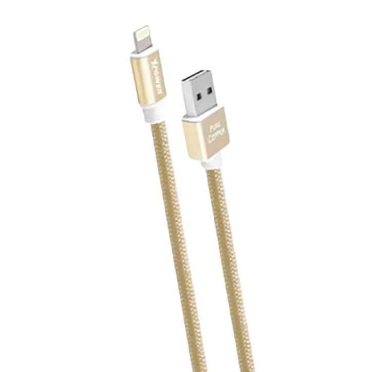 Xpower Lightning cable, Metal Gold