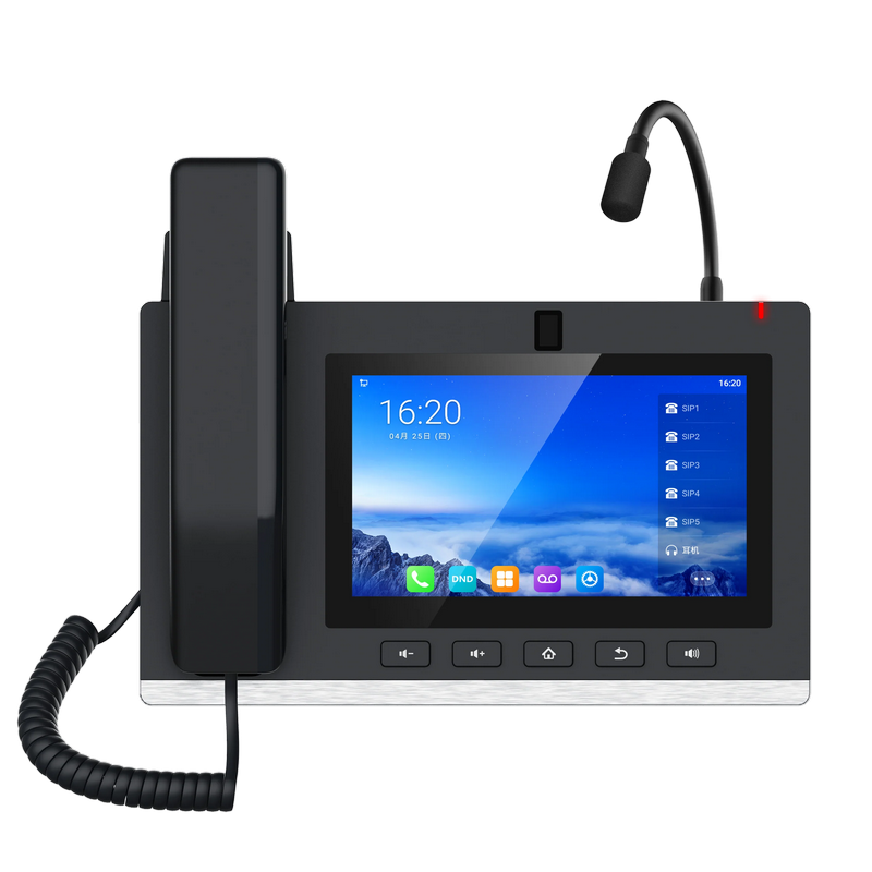 Fanvil A308i Black, Android Console IP Phone, 20 SIP, Android, 7" Touch LCD, Video Call, Wi-Fi, PoE