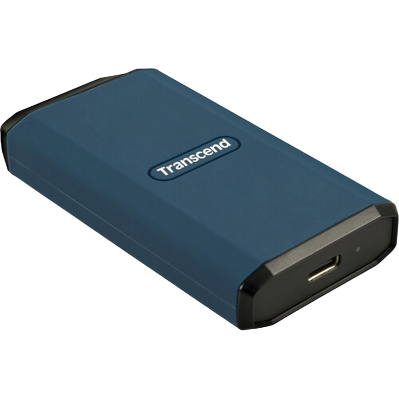1.0TB Transcend Portable SSD ESD410C Dark Blue, USB-C 3.2 20Gbps (79x42x14.5mm, 65g, R/W:2000/2000 MB/s, IPX5, MIL-STD-810G)