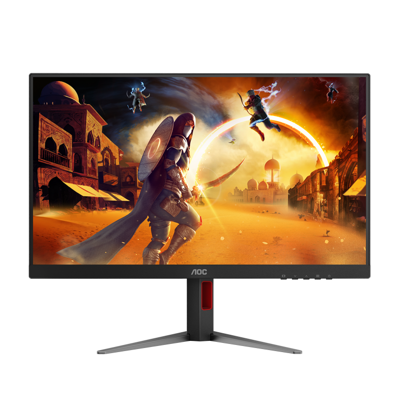 27" AOC 27G4HA, Black, IPS, 1920x1080, 200Hz, AdaptiveSync, 0.5msMPRT, 300cd, HDR10 ,HDMI+DP, Spkrs, Pivot