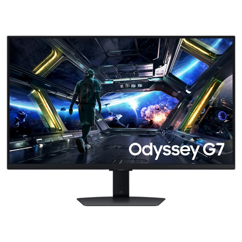 31.5" SAMSUNG Odyssey G7 G70D,Black,IPS,3840x2160,144Hz,FreeSync+GSync,1msGTG,350cd,HDR400,LAN,DP+HDMI+USB,Spkrs,Pivot