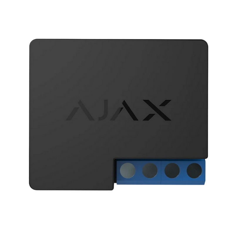 Ajax Wireless Smart Power Relay "WallSwitch", Black, Energy Monitoring, up to 3 kW
