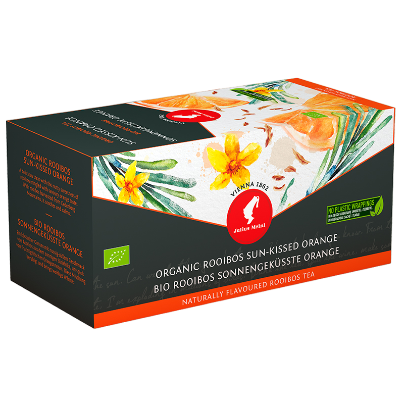 Tea Leaf Bag Julius Meiln Organic Rooibos Sun-kissed Orange 20 pac