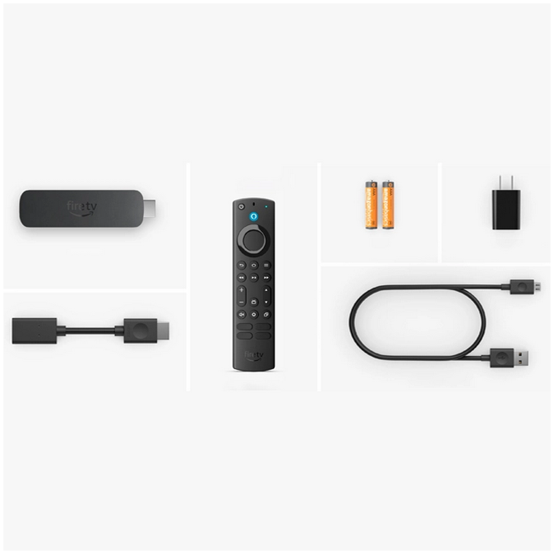 Amazon Fire TV Stick HD (3rd Gen) with Alexa Voice Remote (2024),Black