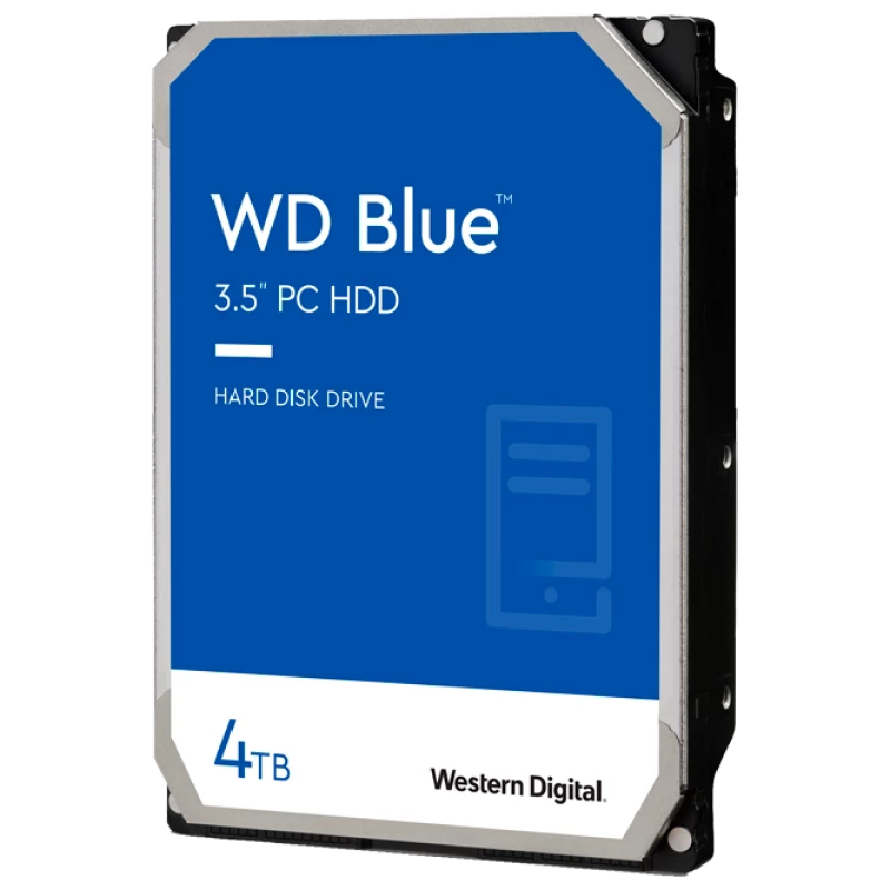 3.5" HDD 4.0TB -SATA-256MB Western Digital "Blue (WD40EZAX)", CMR
