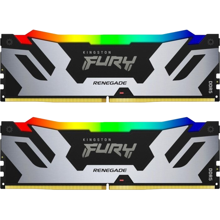 96GB DDR5-6000MHz Kingston FURY Renegade RGB (Kit of 2x48GB) (KF560C32RSAK2-96), CL32-38, 1.35V