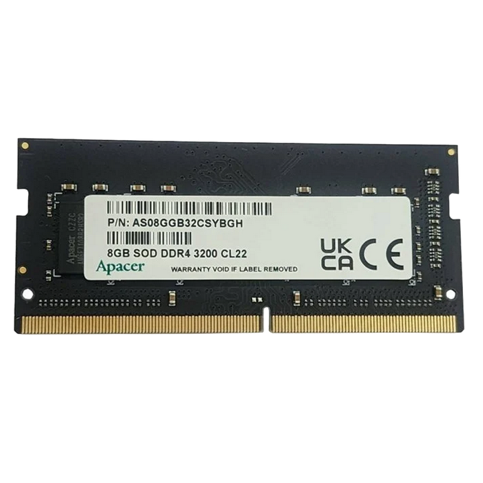 .8GB DDR4- 3200MHz SODIMM Apacer PC25600, CL22, 260pin DIMM 1.2V