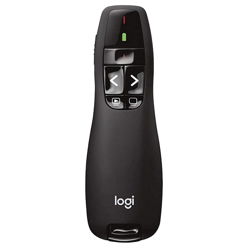 Presenter Logitech R400, Class 2 Laser, Range: 15m, 2.4 Ghz, 2xAAA