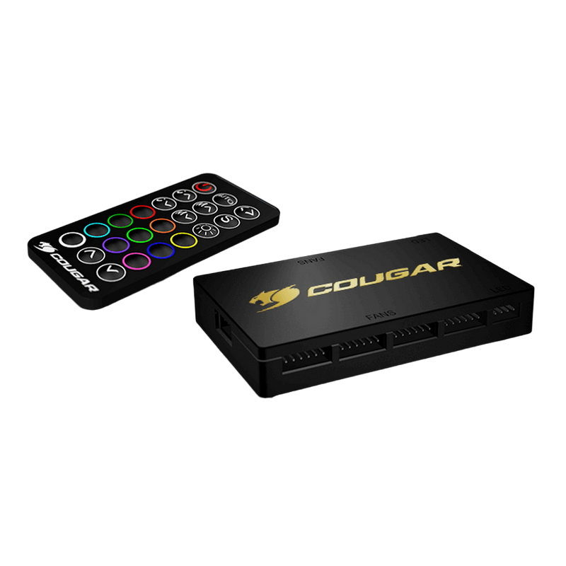 PC Case Fan Cougar Vortex RGB SPB 120 Cooling kit, 3x120x120x25mm, 600-1500 RPM, 26 dBA, RGB HUB, RC