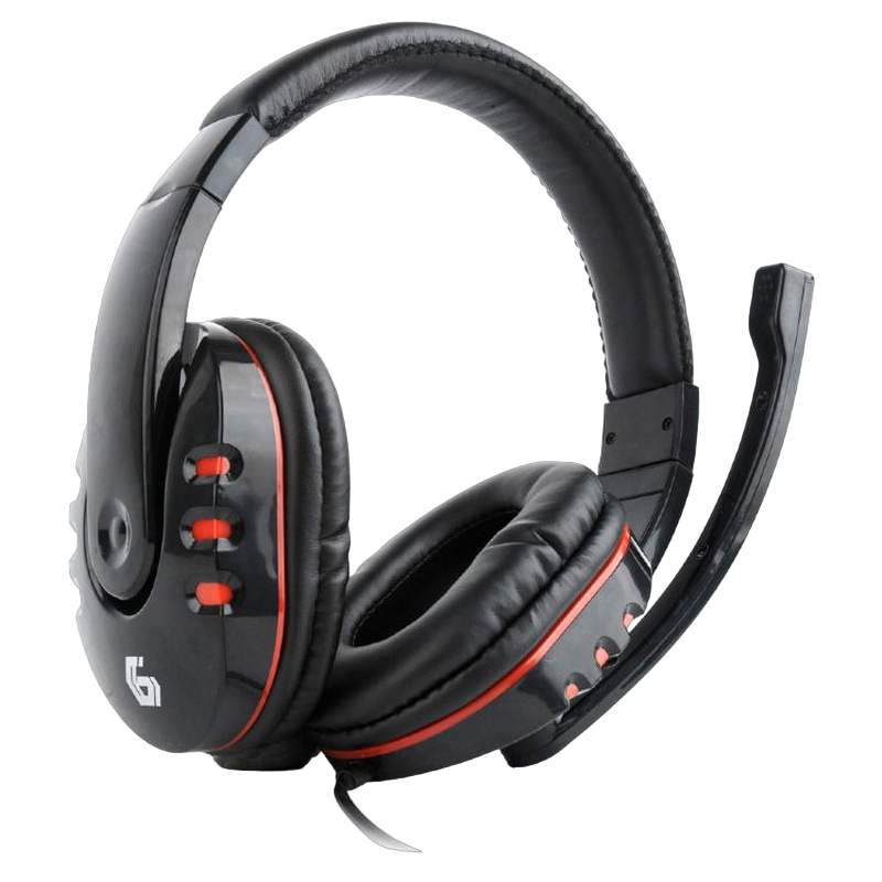 Gaming Headset GMB GHS-402, 40mm driver, 20-20000Hz, 32 Ohm, 105 db, 0.225g, 3.5mm, Black/Red