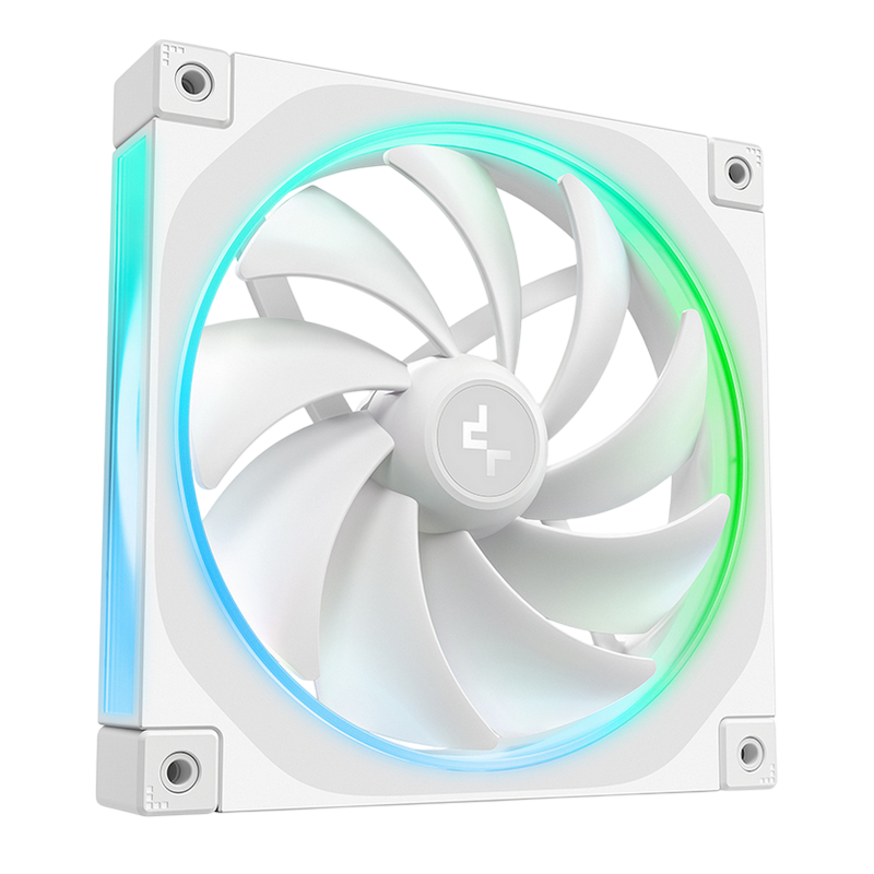 PC Case Fan Deepcool FL14 ARGB 140x140x25mm, ≤31.46 dB, 66,59CFM, 500-1700RPM, PWM, Hydro Bearing, 4pin, White