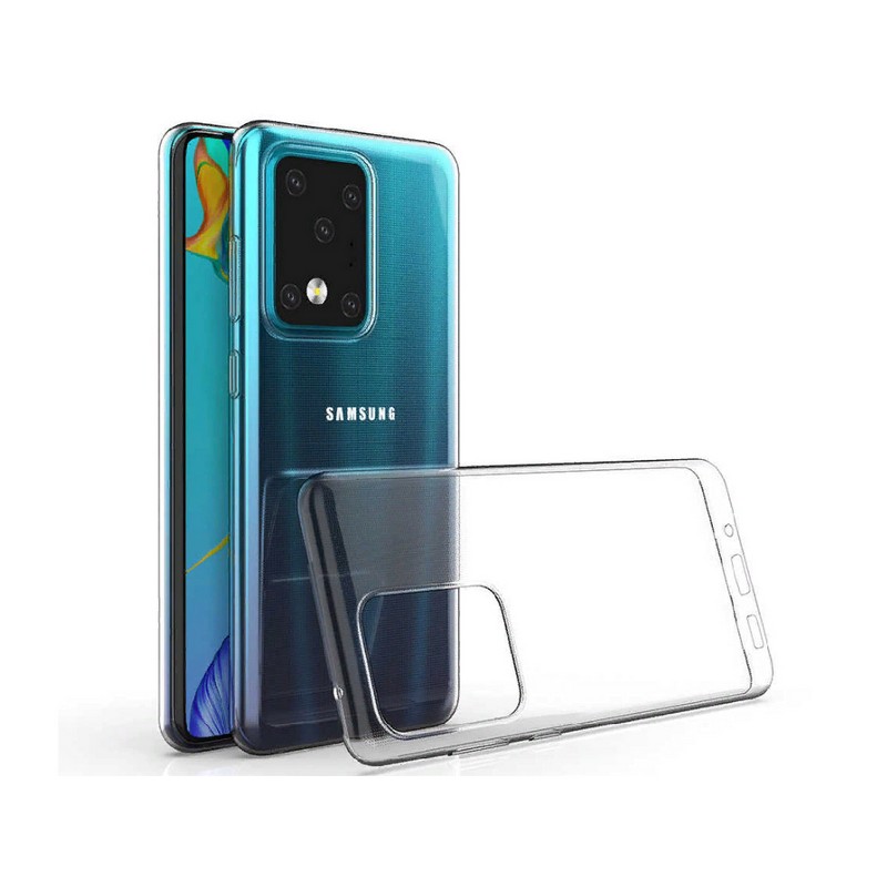 Cellular Sam. (Gal. S20 +), Rubber Case Fine Transparent