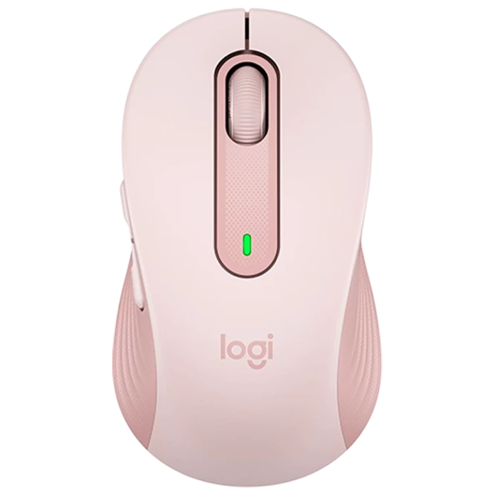 Wireless Mouse Logitech M650 L Signature, 400-4000 dpi, 5 buttons, Ambidextrous, 115g., 1xAA, Bolt, 2.4Ghz+BT, Rose