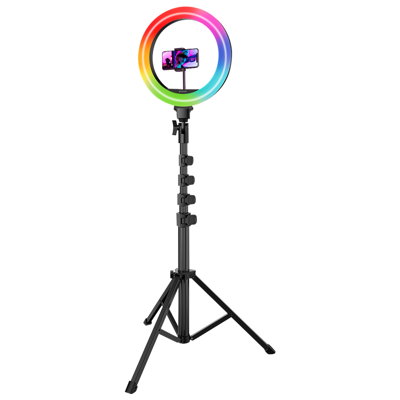 Tripod cu Lampa Circulara RGB Ring Light Lamp Proove Halo 10", White