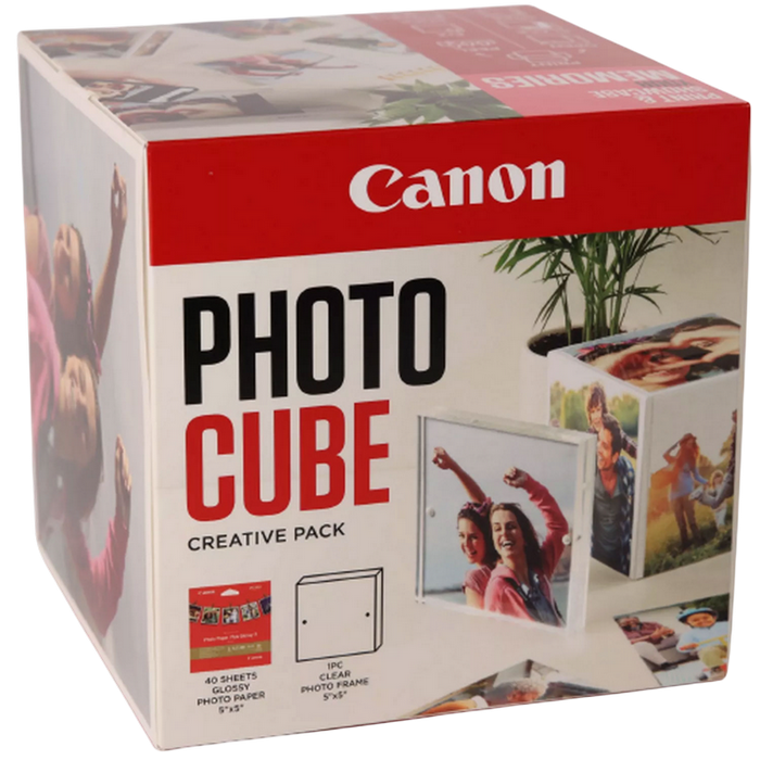 Paper Canon PP-201, 5X5", Photo Cube, CP Wh/Pk