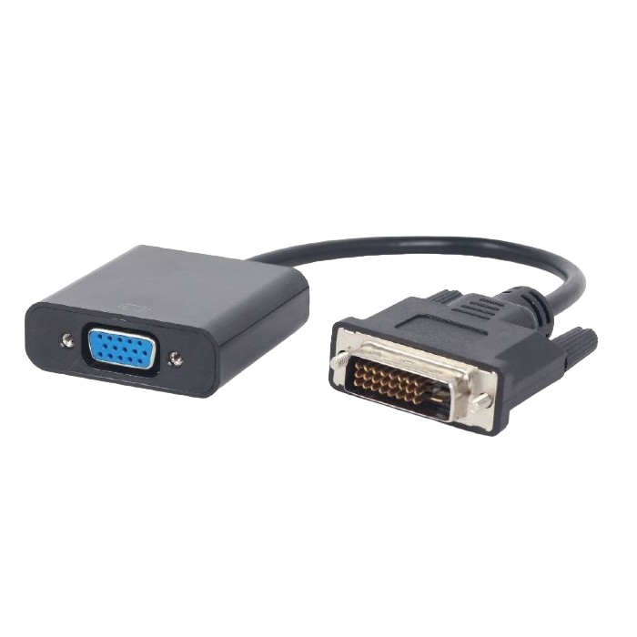 Adapter DVI-D M to VGA F, Cablexpert "A-DVID-VGAF-01"