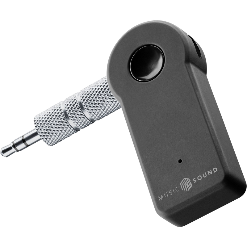 Bluetooth Audio Receiver Universal Cellular, 3.5mm, Black BTAUDIORECEIVERMSK