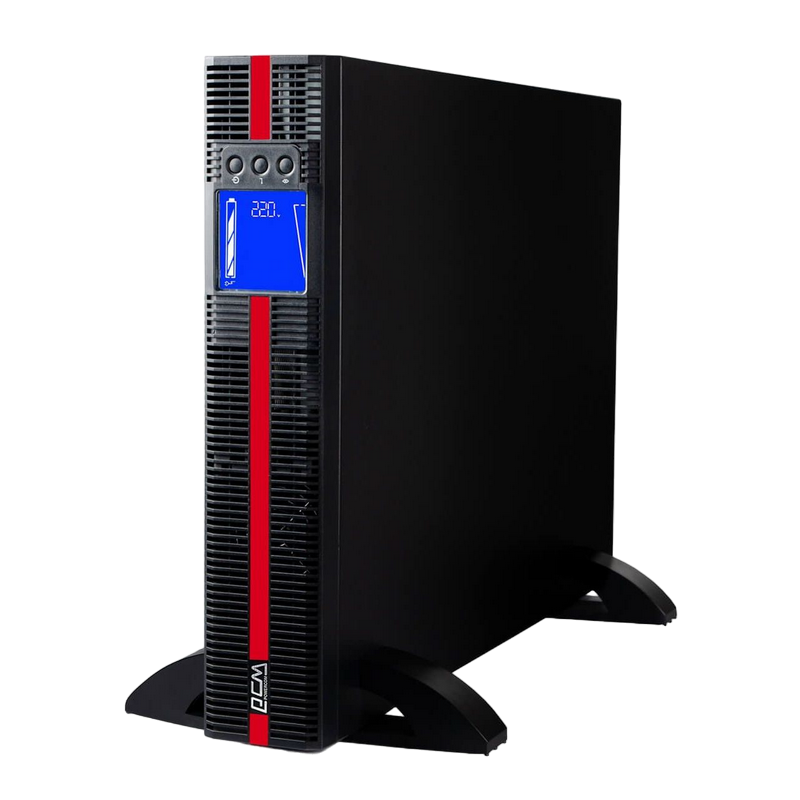 UPS PowerCom MRT-2000 IEC, Rack&Tower, 2000VA/2000W, Online, LCD, RS232, USB,SNMP SLOT, Ex.Batt. Con., 4*IEC13, 1*IEC19