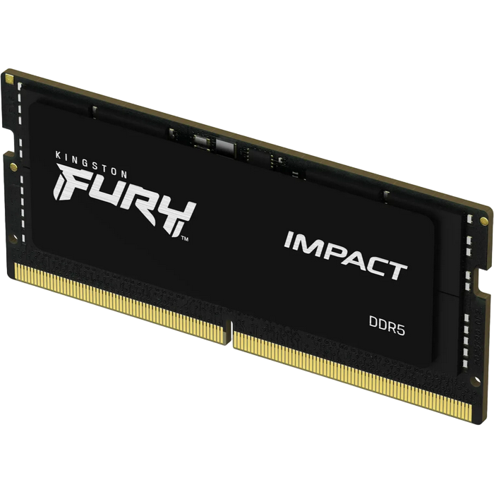 .8GB DDR5-4800MHz SODIMM Kingston FURY Impact (KF548S38IB-8), CL38, 1.1V, Intel XMP 3.0, Black