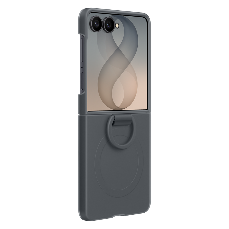 Original Sam. Silicone Ring Magnet Flip8, Black
