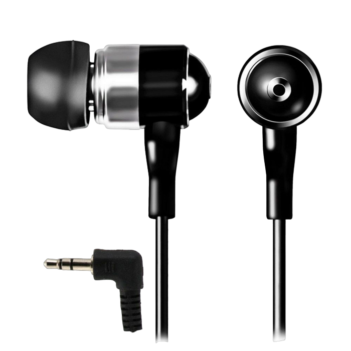 Earphones SVEN E-10 BK / SEB 10 BK - Silver-Black