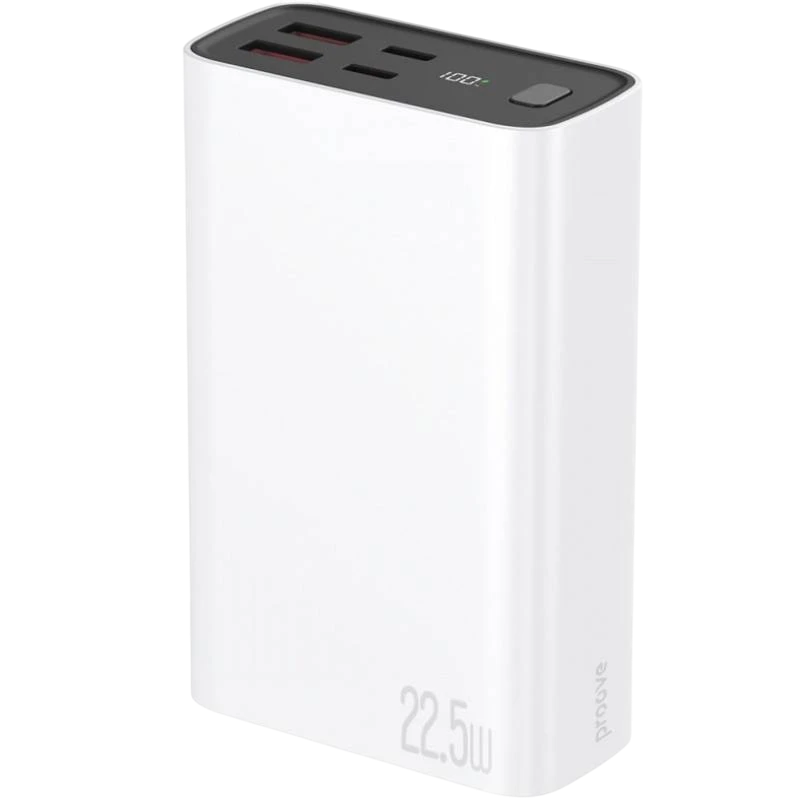 Power Bank 20000mAh Proove Hyper Flux 22.5W, White