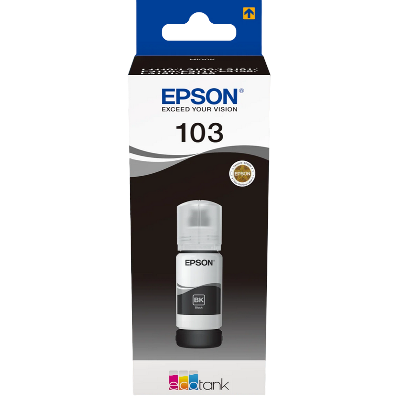 Ink Epson T00S14A, 103 EcoTank Black ink bottle
