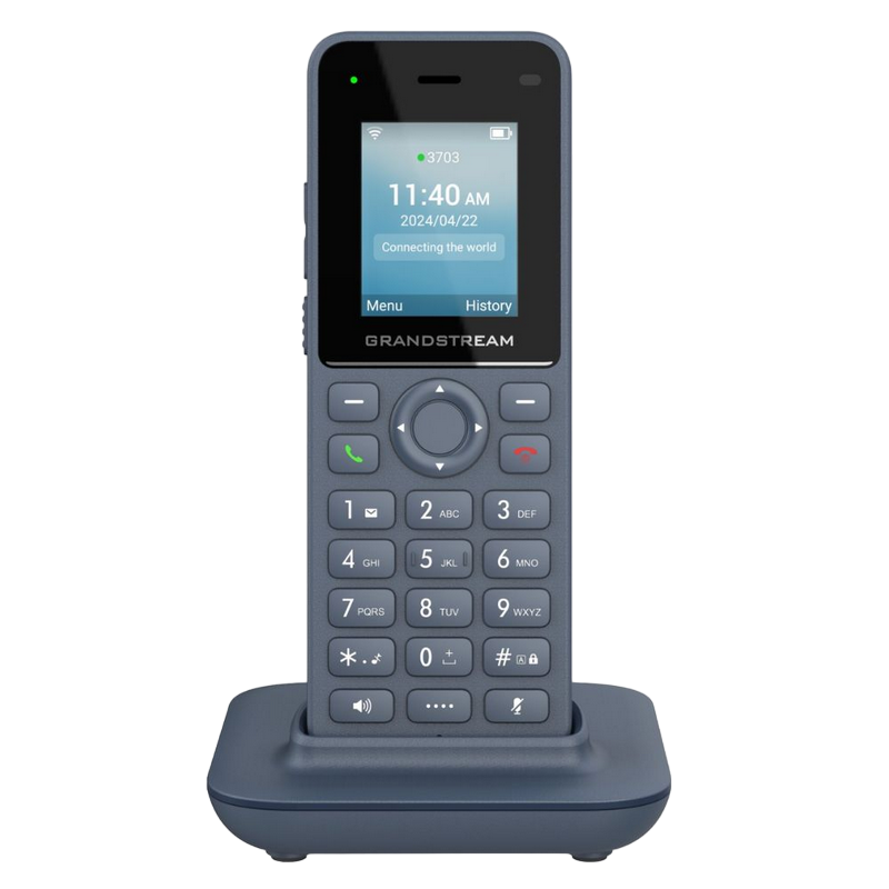 Grandstream WP816 Wi-Fi, 2 SIP, 2 Lines, Wi-Fi 6, Type-C, Jet Grey