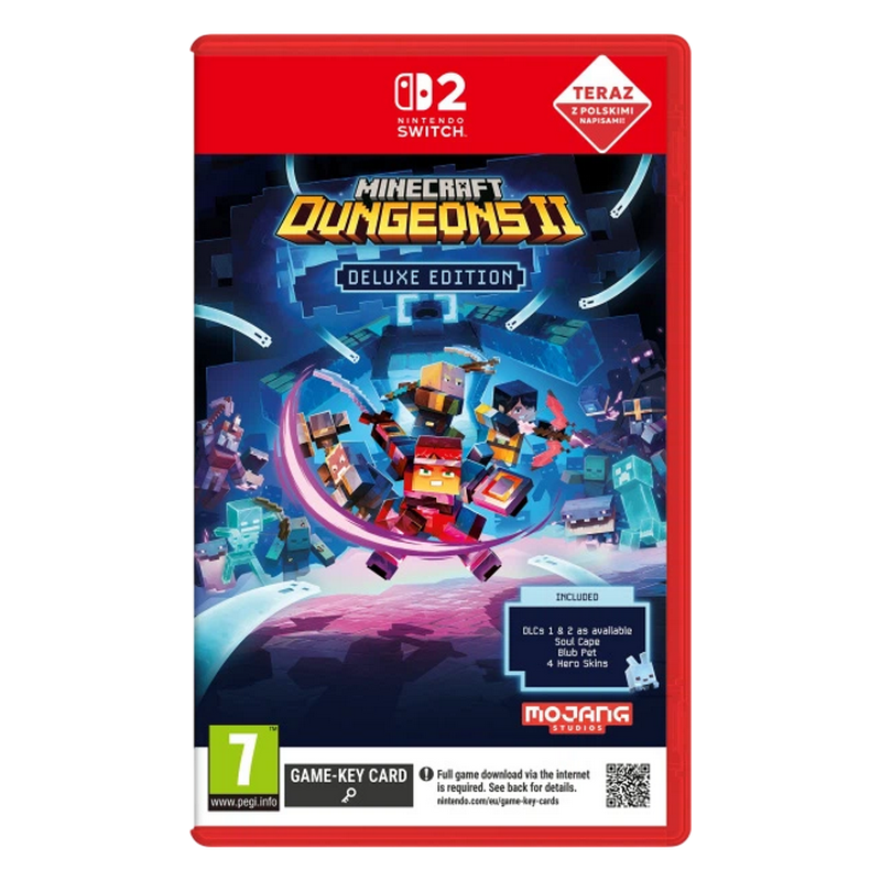 Game for SWITCH 2 Minecraft Dungeons II - Deluxe Edition (Game-Key Card)