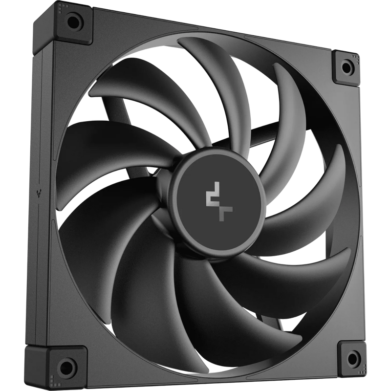 PC Case Fan Deepcool FD14, 140x140x25mm, ≤25.6 dB, 84,8CFM, 400-1650RPM, PWM, Hydro Bearing, 4pin, Black