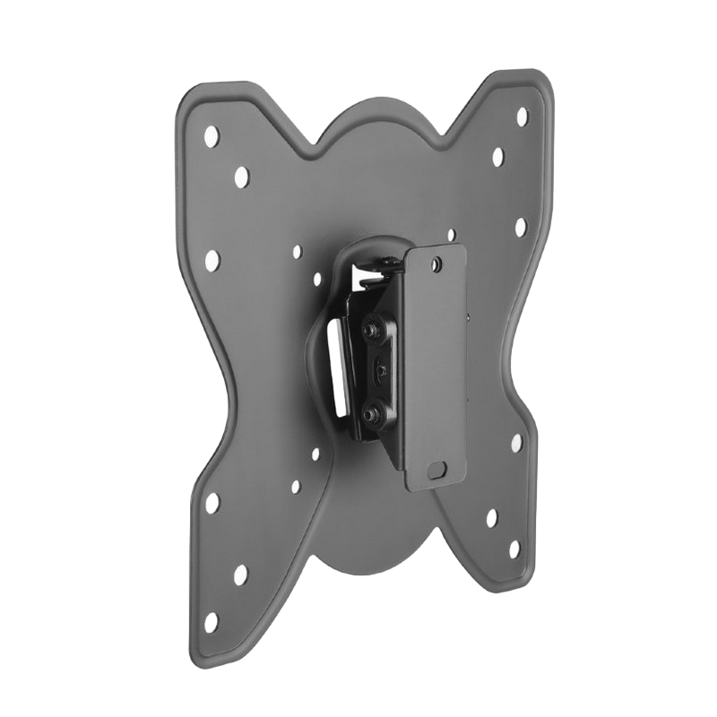 Wall Mount Gembird "WM-42T-03" Black 23"-42", max.25kg, VESA:up200x200, Wall dist: 50mm, +3° -12°