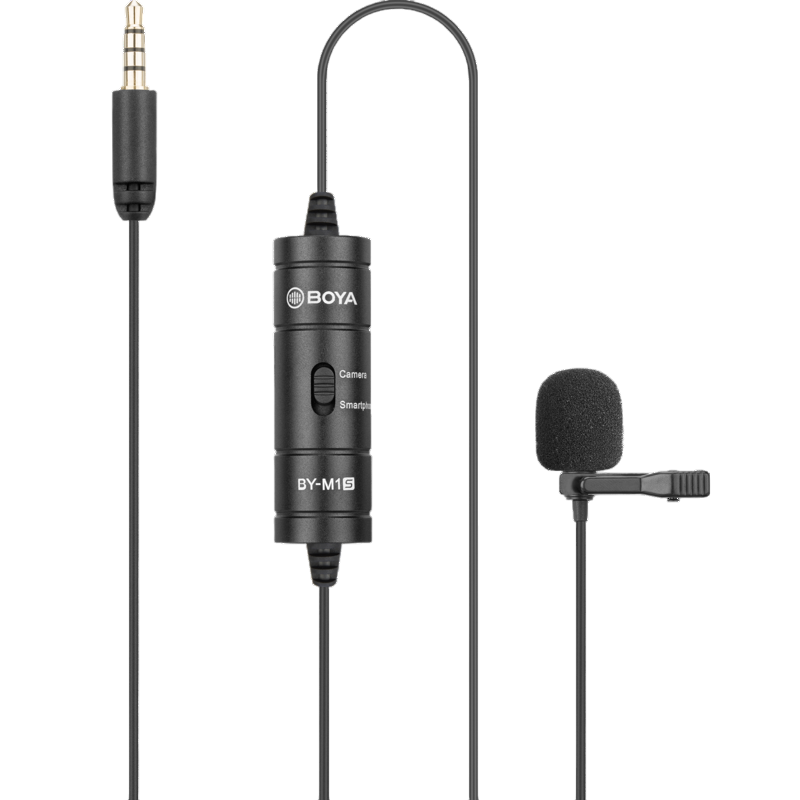 Lavalier Microphone Boya BY-M1S, Black