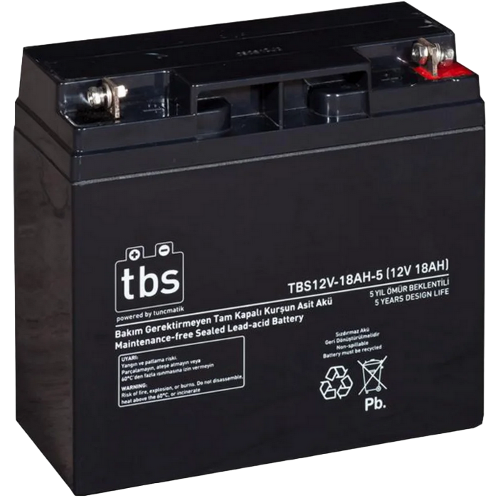 Baterie UPS 12V/ 18AH Tuncmatik TBS (same as 12V/ 17AH)