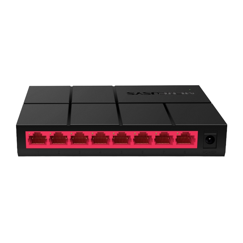 .8-port 10/100/1000Mbps Desktop Switch MERCUSYS "MS108G", Plastic Case