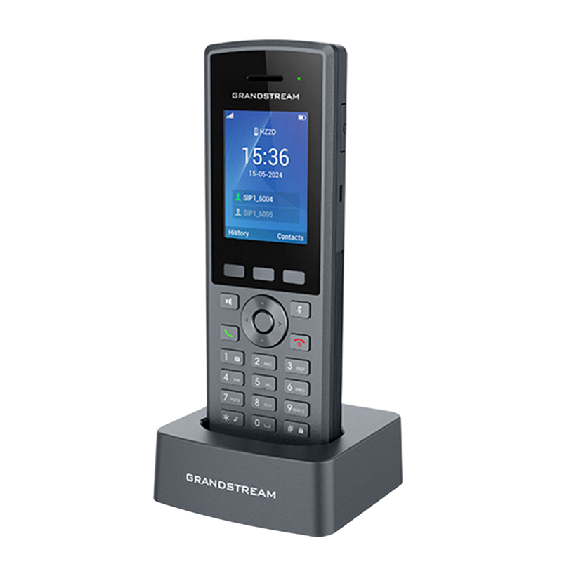 Grandstream DP735 DECT, 20 SIP, 20 Lines, 2000mAh, Ruggedized, IP67, Type-C, Gray