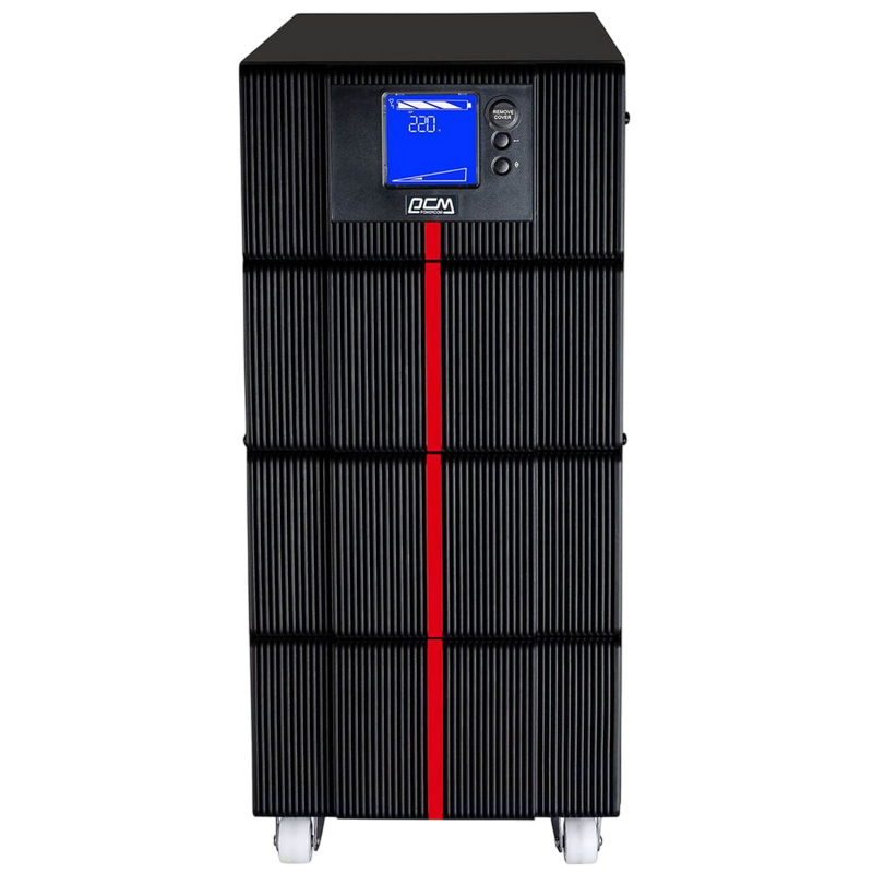 UPS PowerCom MAC-6K, Tower, 6000VA/6000W, Online, LCD, RS232, USB,SNMP SLOT, Ex.Batt. Connector, Terminal Type