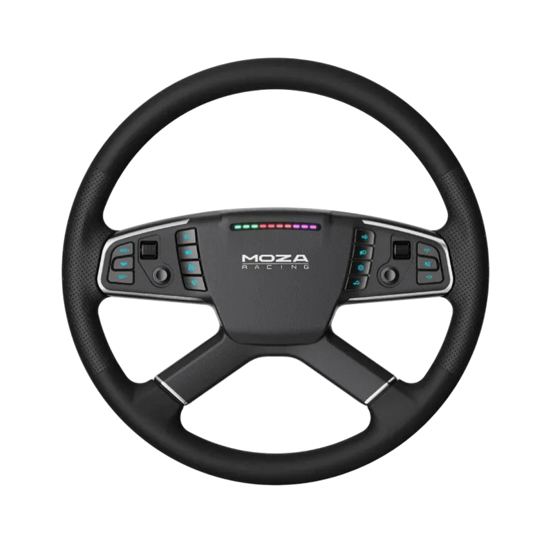 Wheel MOZA Trucking Bundle, DD R5, 5.5Nm, TSW Truck Wheel, Limitless Rotation, 400mm, Quick Release, 14 buttons, SR-P Lite Pedals (x2)