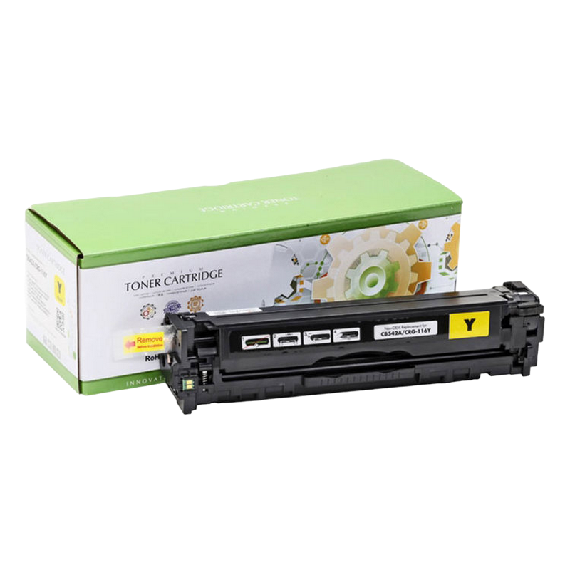 Laser Cartridge for HP CB542A/CE320A/CF212A Yellow SCC