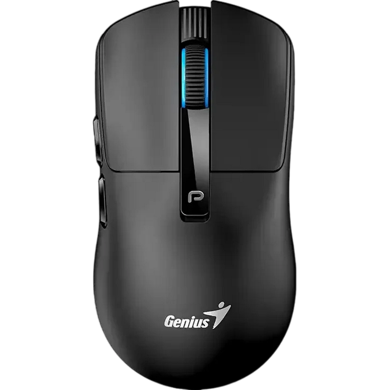 Wireless Mouse Genius NX-8280S, 1200 dpi, 4 buttons, Ambidextrous, 81g, BlueEye, Rechargeable, 2.4Ghz, Black