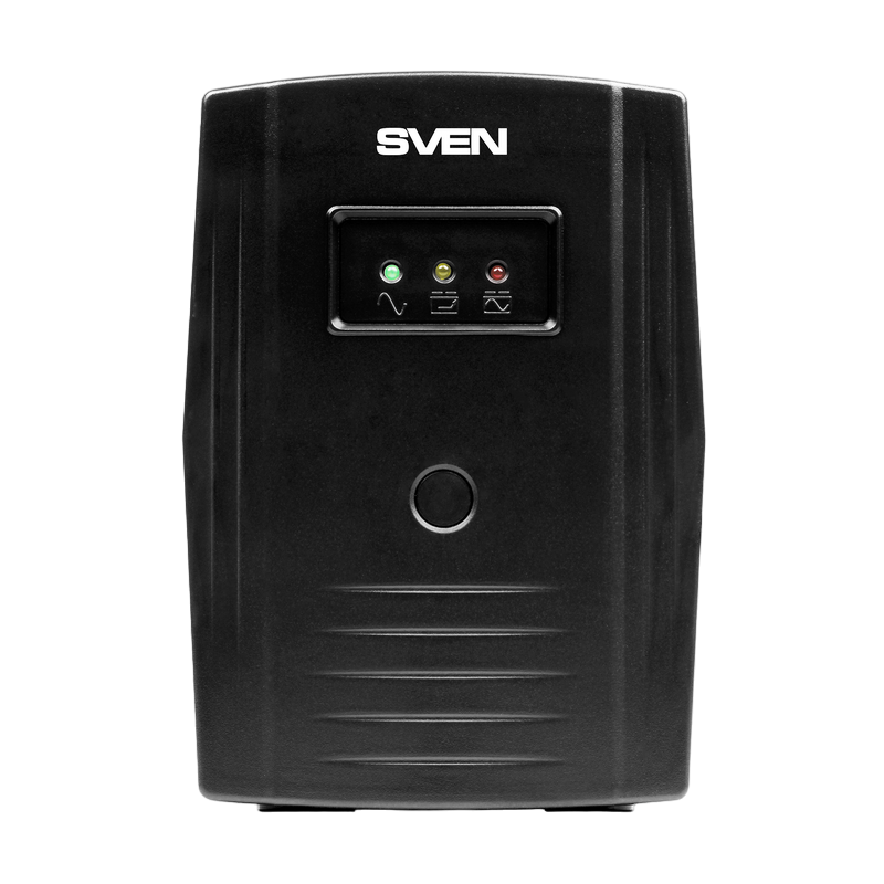 UPS SVEN Pro 600, 600VA/360W, Line Interactive, AVR, LED, 2xShuko Sockets