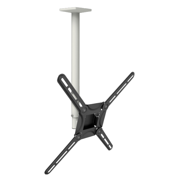 Ceiling Mount Barkan ''3500'' White/Black 29"-65" Full Motion, max.40kg, VESA mm: up to 400x400mm