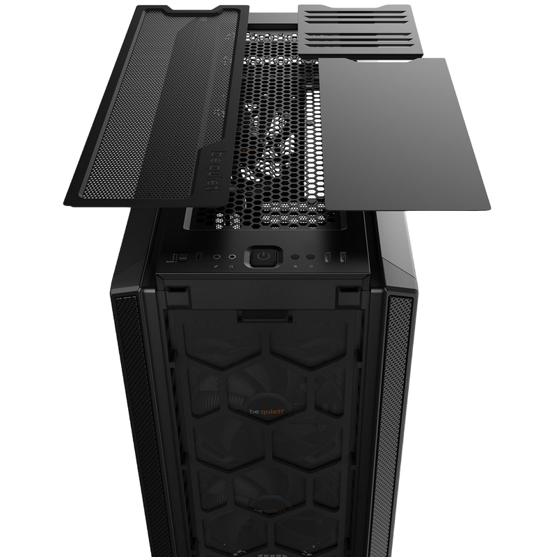 Case ATX be quiet! Silent Base 802, w/o PSU, 3x140mm, Fan controller, Iinsulation mats, TG, DF, 2xUSB3.2, 1xUSB-C, 3x3.5", 7x2.5", Black